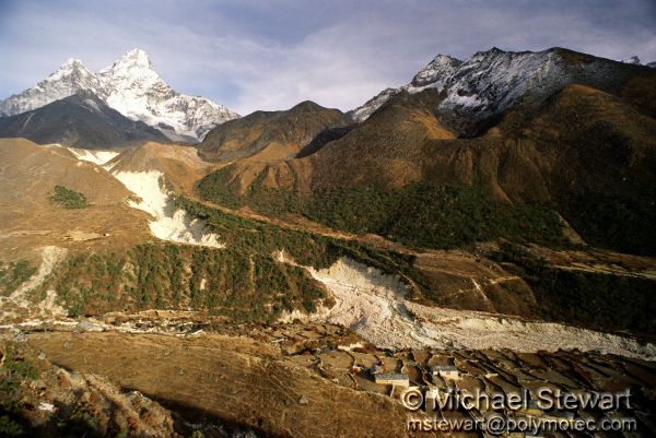 Ama Dablam and Pangboche